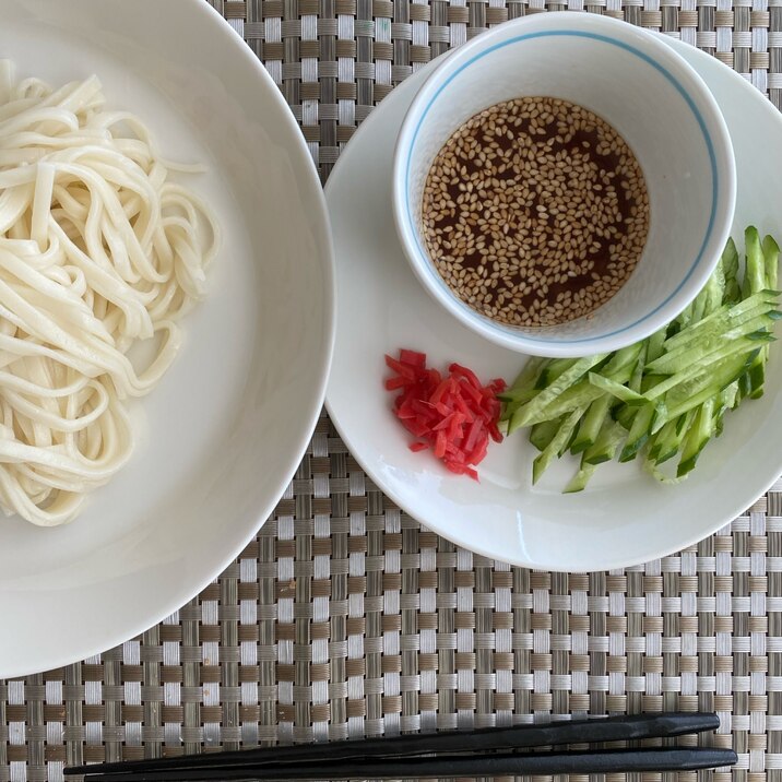 つけだれが美味しい冷やしうどん